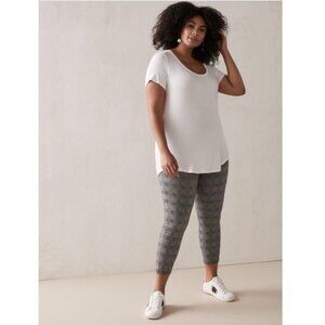 Addition Elle Plaid Leggings Size 30/32 NWT Brand New Academia